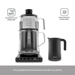 چای و قهوه ساز ترک هومند مدل Smart Royaltea Plus 2 in 1 کد 503000075