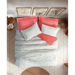 سرویس ملحفه کاتن باکس مدل Petite Messy Mercan دو نفره 4 تکه