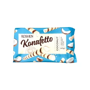 ویفر رولی با مغز نارگیل روشن Roshen