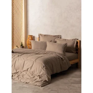 سرویس ملحفه کاتن باکس مدل Plaid Vizon دو نفره 4 تکه