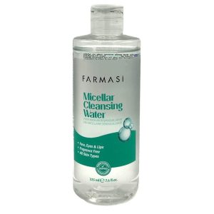 میسلار واتر پاک کننده آرایش FARMASI حجم 225 میلی لیتر