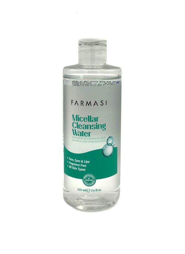 میسلار واتر پاک کننده آرایش FARMASI حجم 225 میلی لیتر