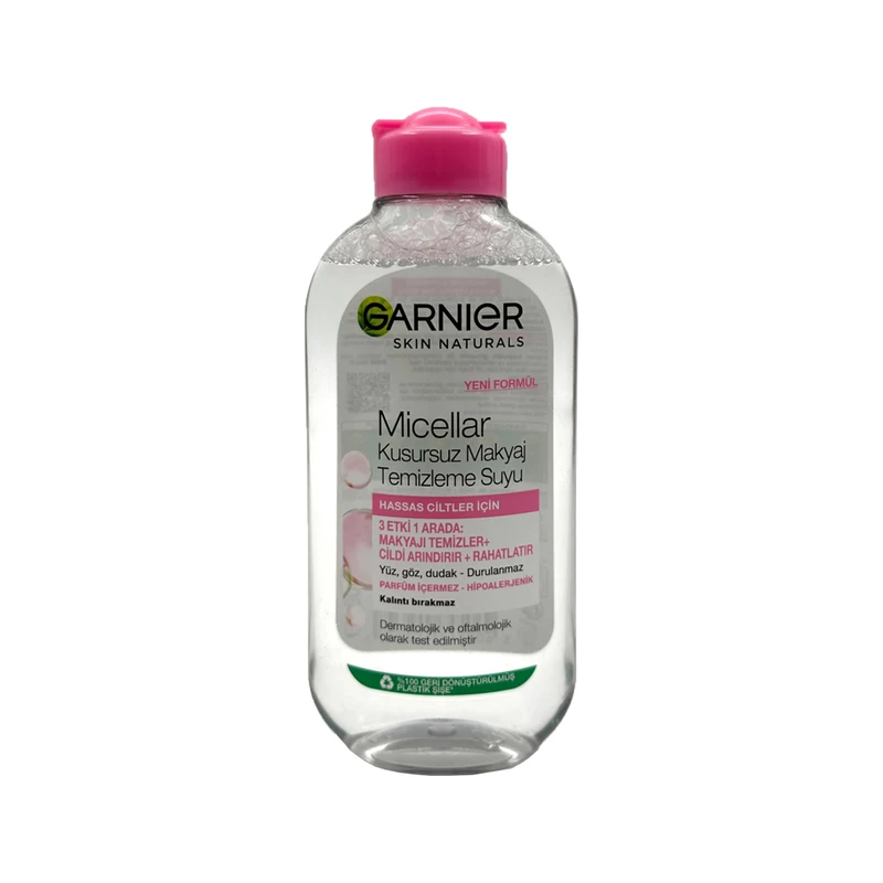 محلول پاک کننده آرایش صورت گارنیه مدل NATURALS حجم 200 میلی لیتر