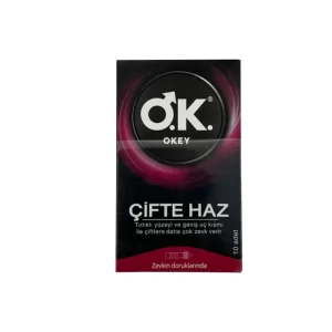 کاندوم اوکی مدل Cifte Haz بسته 10 عددی