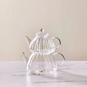 قوری شیشه ای کاراجا مدل Lori Borosilikat کد 502000427