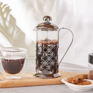 فرنچ پرس مدل Black Flower کد 502000144