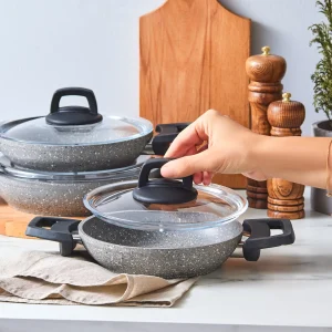 ست ماهیتابه 6 تکه کاراجا مدل Hira Biogranit کد 502000042