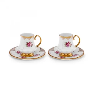 ست فنجان قهوه خوری دونفره کاراجا مدل Nermin کد 502000625