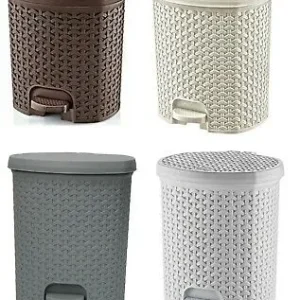 سطل زباله پدالی هوبی لایف مدل Rattan  011123 کد 901000279