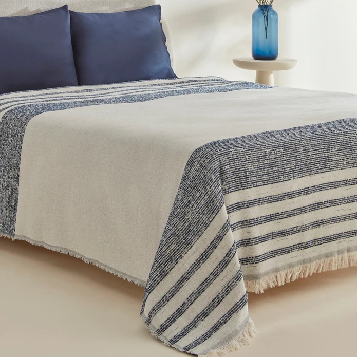 روتختي 2نفره ژاكارد مدل كاراجا هوم Amandaنیلي