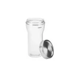 ظرف نگهدارنده كاراجا مدل شیشه اي L خاكستري کد 502000767