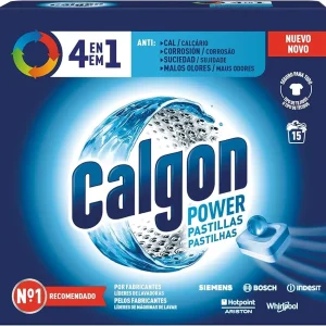جرم گیر ماشین لباسشویی کالگون مدل calgon powerball بسته 15 عددی
