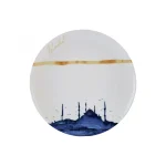 بشقاب كیك خوري كاراجا مدل قطر 21 آبي