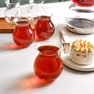 ست فنجان چاي خوري كاراجا مدل شيشه اي 6 پارچه 290 ميل Refika Gönlübol  کد 502000733