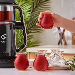 فنجان چاي خوري كاراجا 6 نفره شيشه اي تاتلي جان کد 502000593