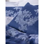 Cotton Box Sheet Set, Masculine Bitsy Lacivert, Double, 4 Pieces