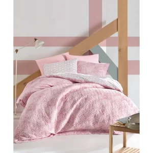 سرویس پنبه دوزی کاتن باکس مدل Minimal Best Pembe دو نفره 4 تکه