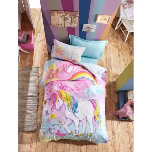 سرویس ملحفه کاتن باکس مدل Junior Dream Mint تک نفره 3 تکه