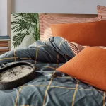 سرویس ملحفه کاتن باکس مدل Modern Stark Tarcin تک نفره 3 تکه