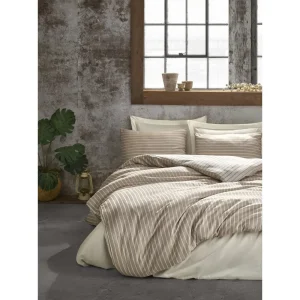 سرویس ملحفه کاتن باکس مدل Bamboo Vizon دو نفره 6 تکه