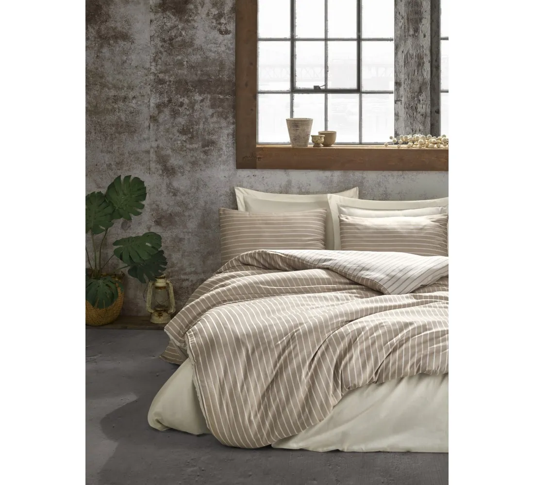 سرویس ملحفه کاتن باکس مدل Bamboo Vizon دو نفره 6 تکه
