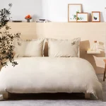 ست لحاف تک نفره کاراجا هوم مدل Doğasever Olive Doğadan Renkler کد 505000134