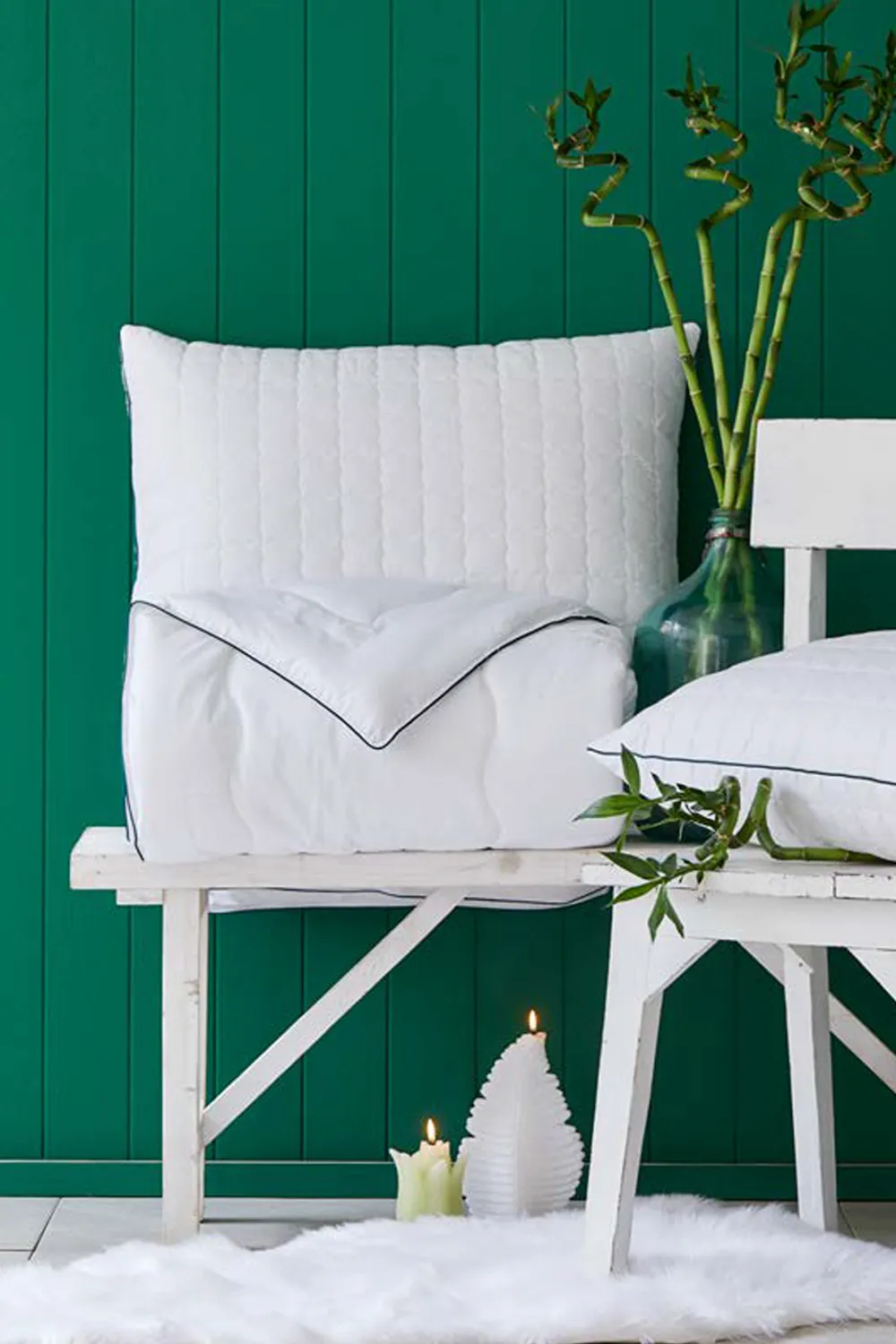 لحاف تک نفره کاراجا هوم مدل Bambu Yorgan کد 505000141