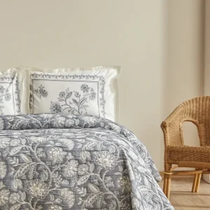 ست روتختی دو نفره کاراجا هوم مدل Clay İndigo کد 505000842