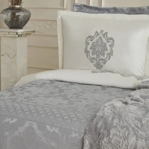 ست جهزیه خواب 8 پارچه سیلور کاراجا هوم مدل Tuğba کد 505000849