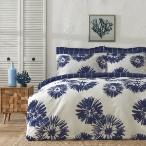 ست روتختی دو نفره کاراجا هوم مدل Corel Sea %100 Pamuk کد 505000469