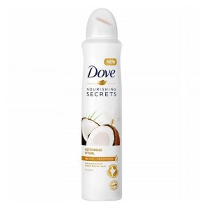 اسپری ضد تعریق نارگیل 48 ساعته داو مدل RESTORING RITUAL